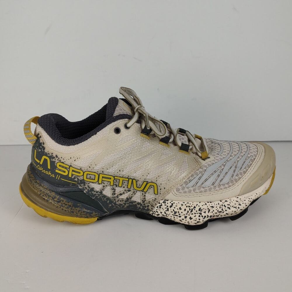La Sportiva Women's Trail Running Shoes - White and Yellow